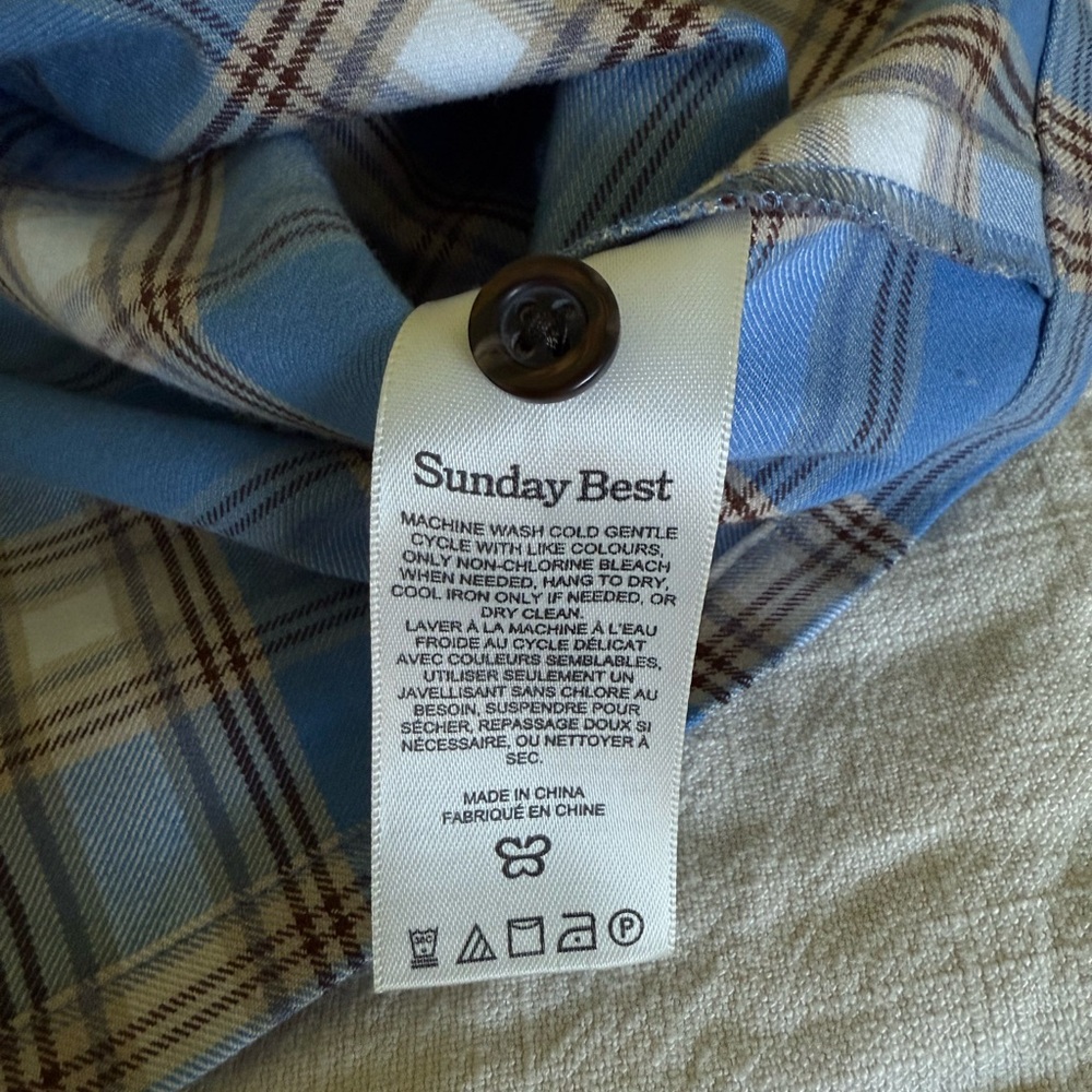 Aritzia Sunday Best Cropped Plaid Top - Picture 9 of 10